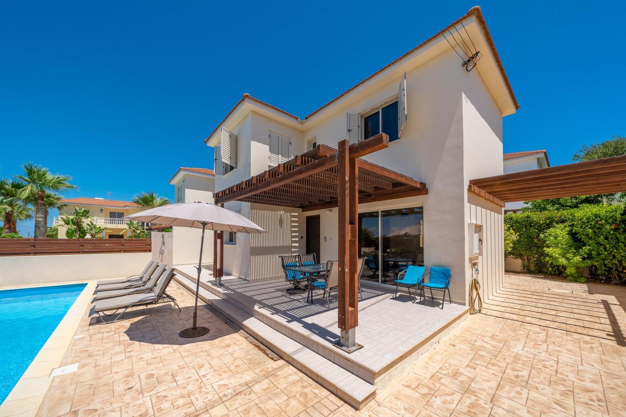 Atlantica 4 Bedroom Villa Near The Beach Протарас Экстерьер фото