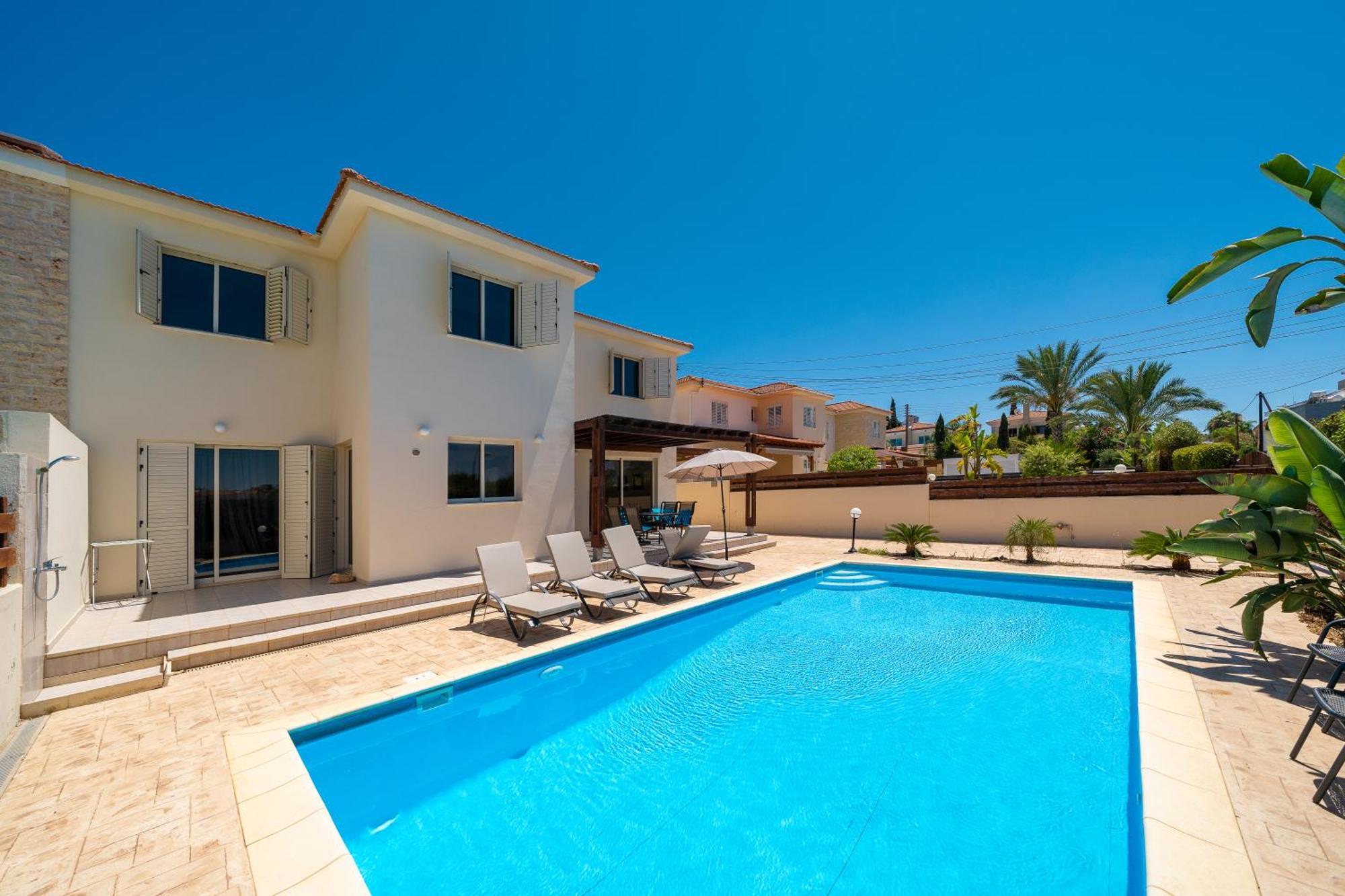 Atlantica 4 Bedroom Villa Near The Beach Протарас Экстерьер фото